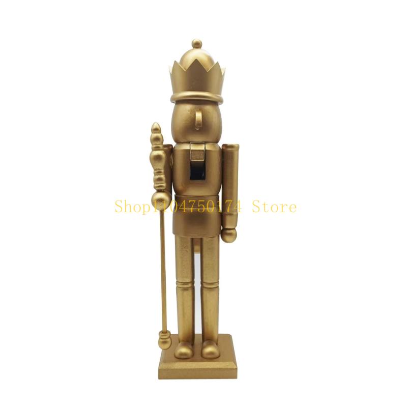Christmas Mantels Decors, Gold - Nutcracker Figurine ulasan dan harga