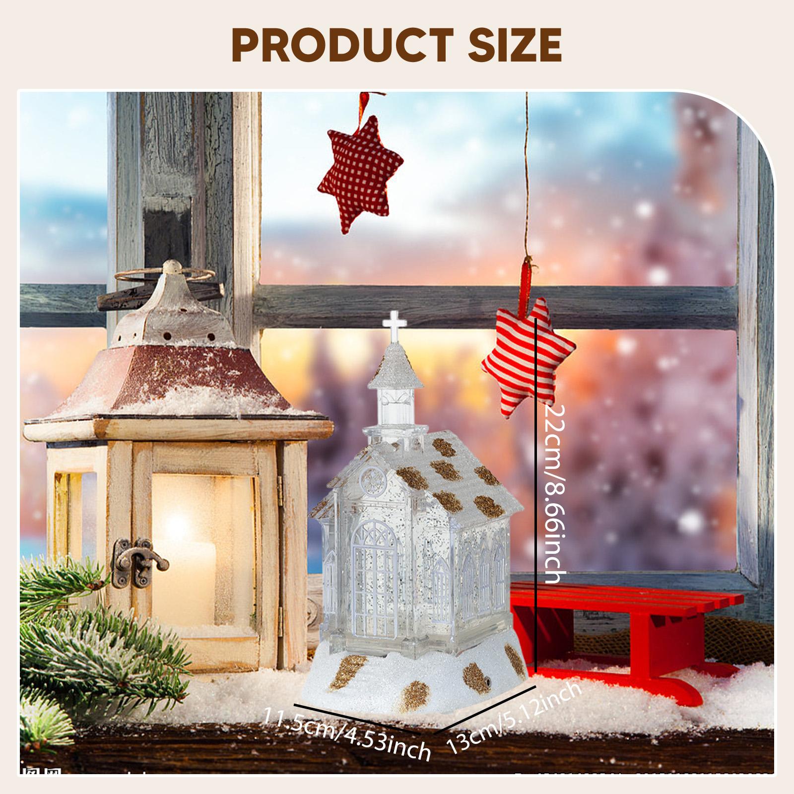 Xmas Decoration for Home Music - Snow Globe Musical ulasan dan harga
