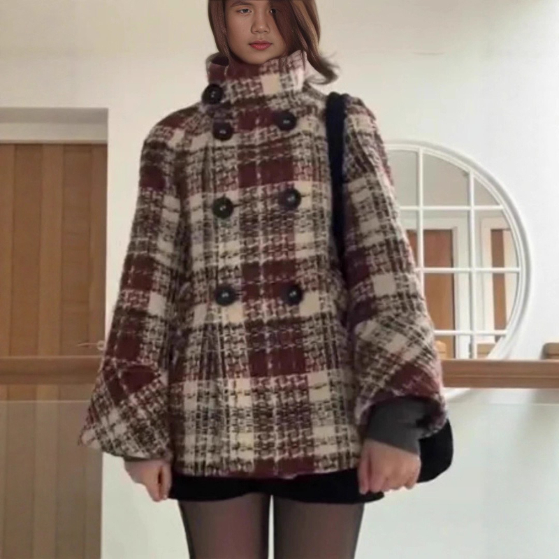 Warm Checkered Turtleneck Shou - Christmas Throw Blanket ulasan dan harga