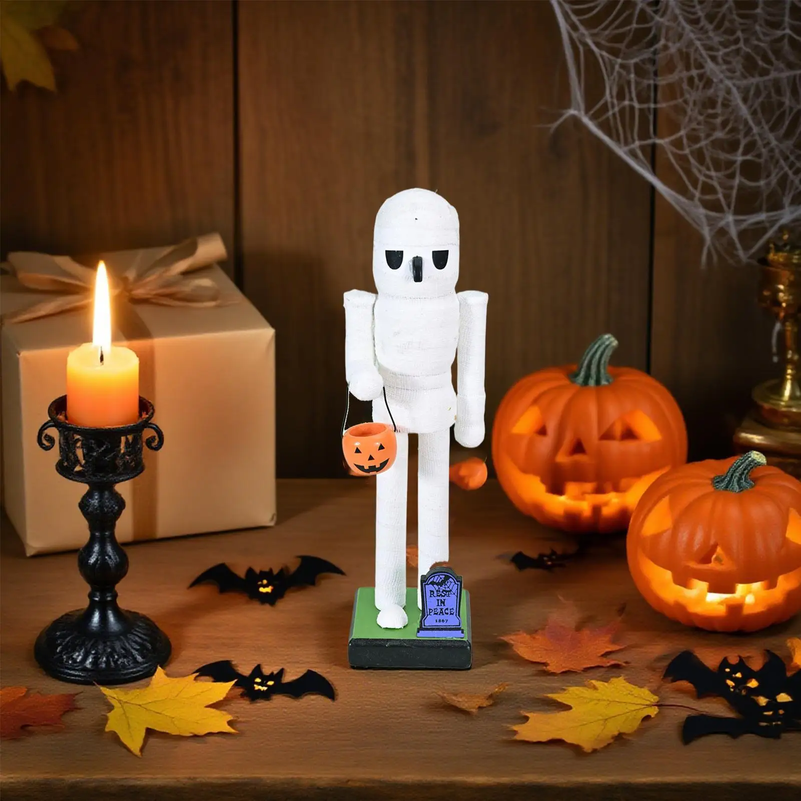 Skeleton Halloween Nutcracker  - Nutcracker Figurine ulasan dan harga