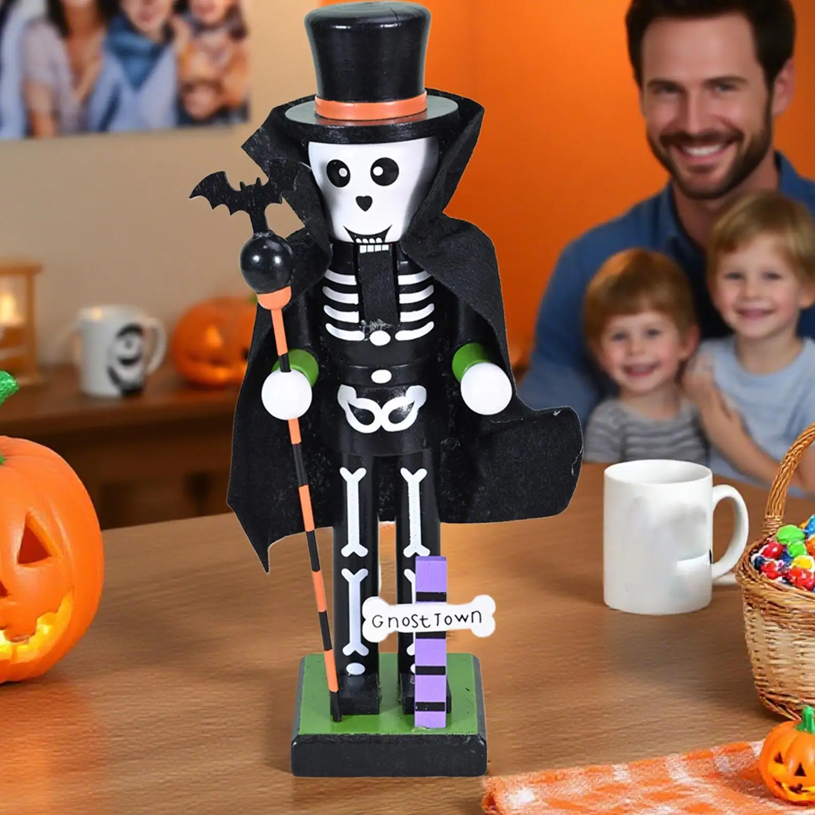 Skeleton Halloween Nutcracker  - Nutcracker Figurine ulasan dan harga
